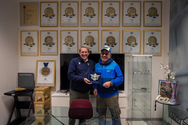 Il presidente FMI Copioli in visita agli stabilimenti TM Moto