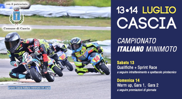 CIV Minimoto a Cascia, terzo round tra Sprint Race e spettacolo