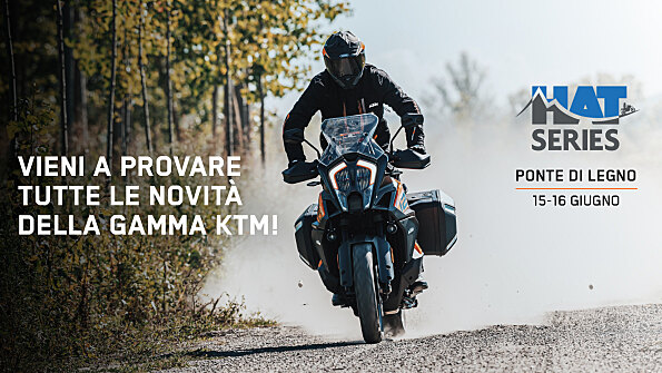 KTM porta i test ride HAT Adventourfest a Ponte di Legno