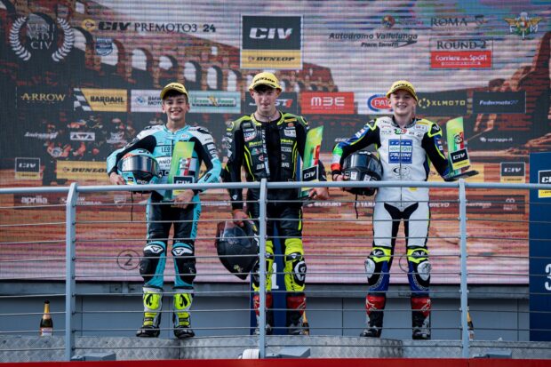 Dunlop CIV Vallelunga, doppietta Borrelli e podi per i Talenti Azzurri