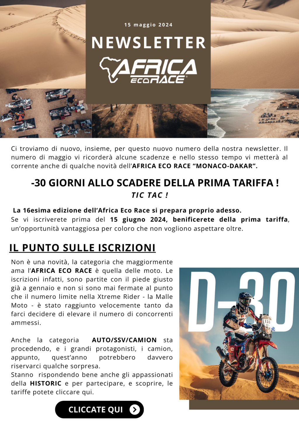 Africa Eco Race 2025, aperte le iscrizioni online