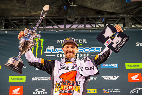 RJ Hampshire campione AMA Supercross 250SX West 2024