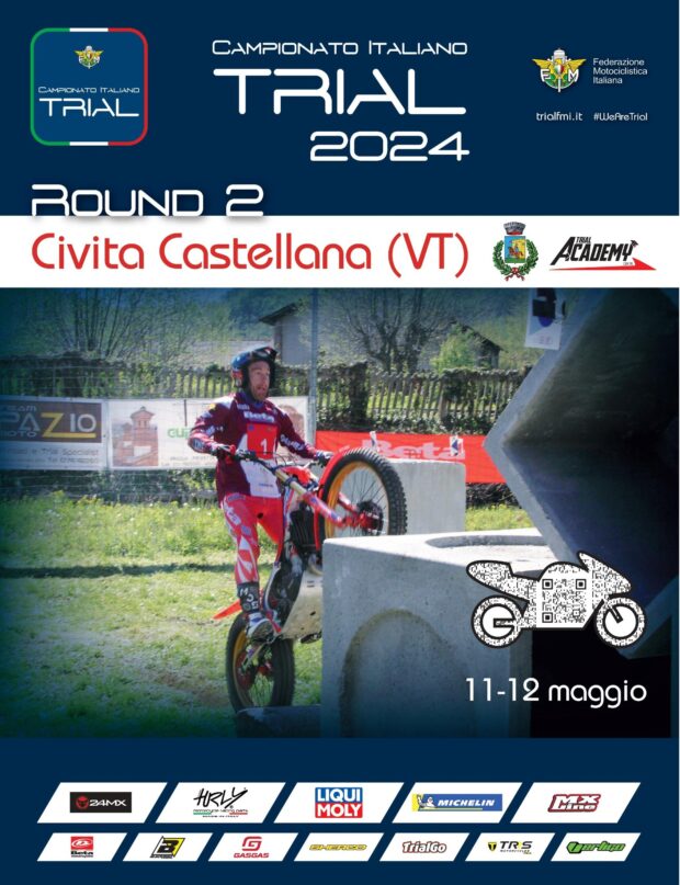 Civita Castellana ospita il secondo round dell’Italiano Trial 2024