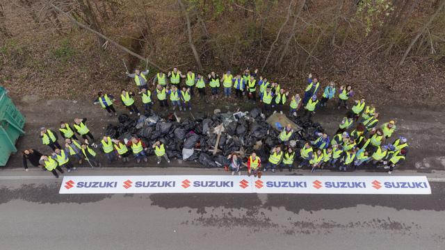 Suzuki Save The Green 2024: raccolte 1,64 tonnellate di rifiuti
