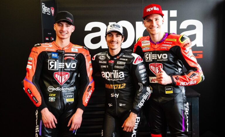 Viñales al Dunlop CIV a Misano: test con Aprilia RSV4 e consigli ai giovani