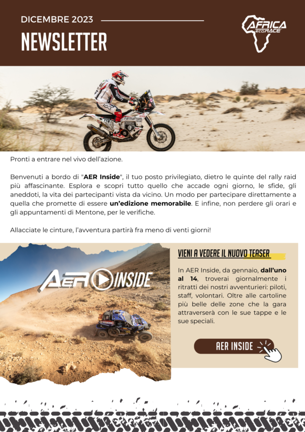 Africa Eco Race 2024: tutte le novità di AER Inside
