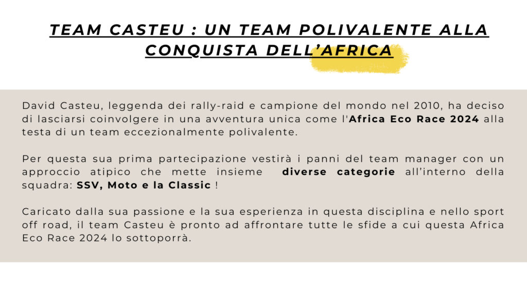 Africa Eco Race: il ritorno di Porsche e sfida tra Yamaha e Harley