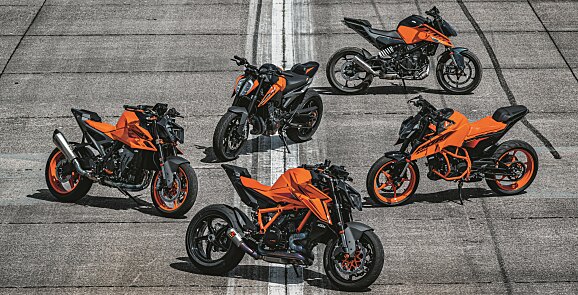 KTM svela il listino Street 2024, la gamma più sportiva di sempre