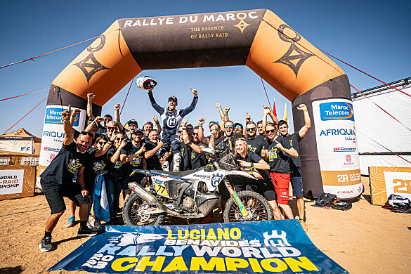 Luciano Benavides è campione del mondo FIM Rally-Raid 2023