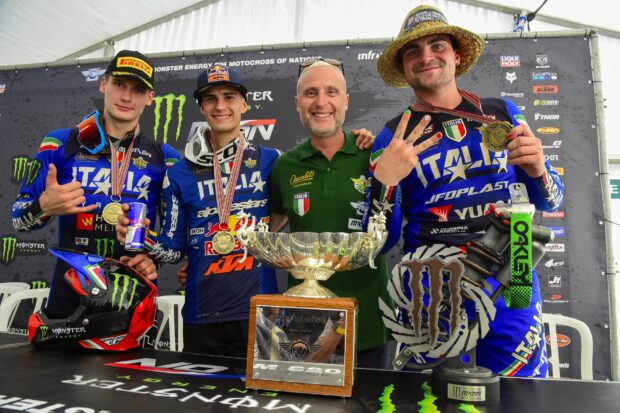 Motocross delle Nazioni, Italia sul podio con una squadra giovanissima