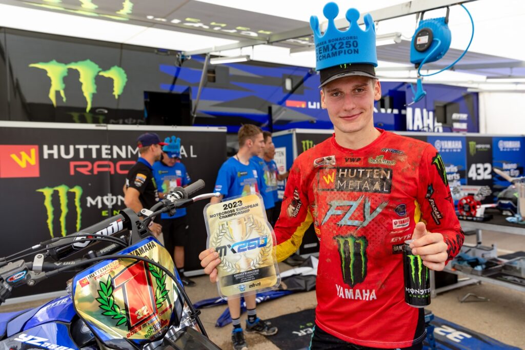 Bonacorsi incoronato campione europeo EMX250 2023