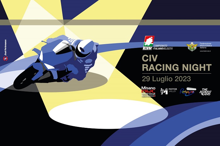 CIV Racing Night 2023: spettacolo sotto le stelle a Misano