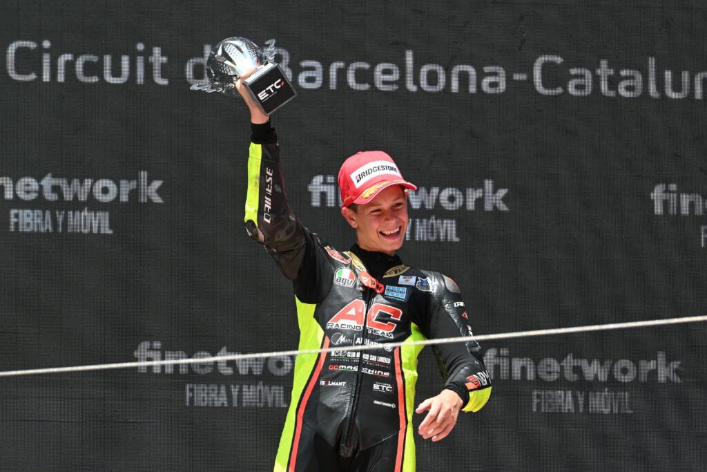 European Talent Cup, a Montmelò primo sigillo 2023 per Guido Pini