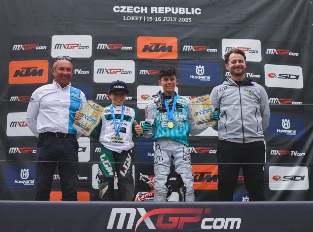 Alvisi campione europeo EMX85, doppio trionfo per l’Italia