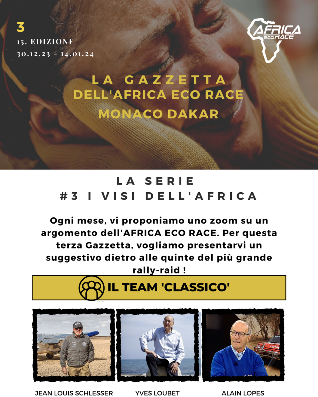 Africa Eco Race: le ultime novità dalla gara africana