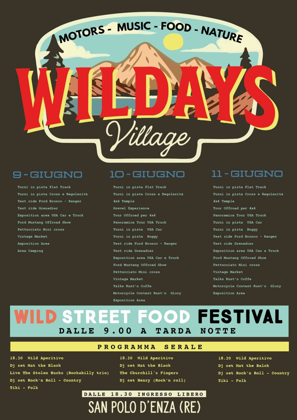 Wildays 2023, tutto pronto per la 7ª edizione a San Polo d’Enza