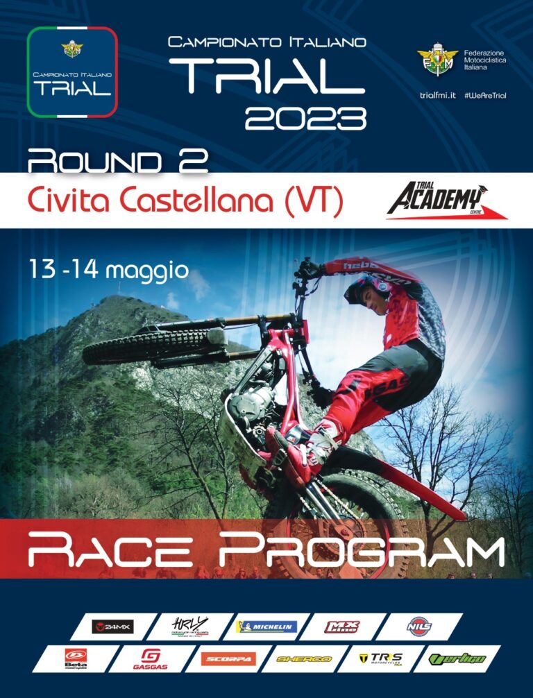 Civita Castellana accende il Campionato Italiano Trial 2023