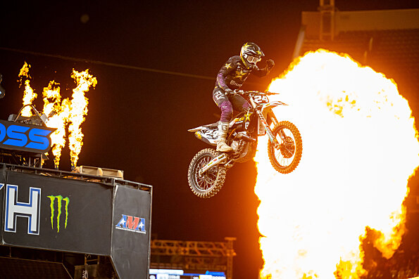 AMA Supercross Denver, impresa di RJ Hampshire