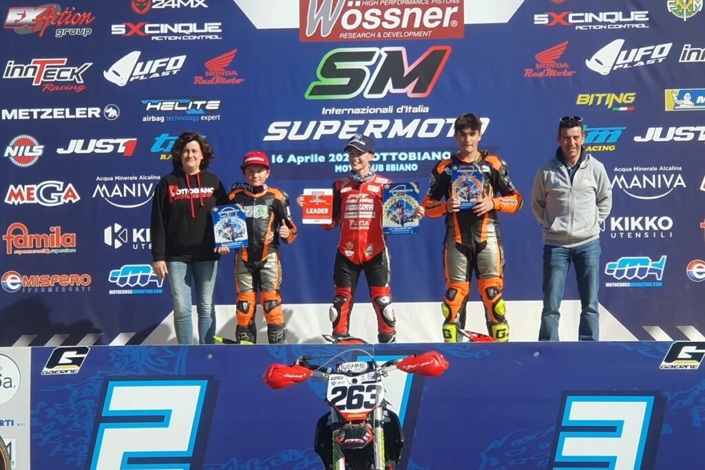 Pata Talenti Azzurri FMI Supermoto, debutto positivo a Ottobiano