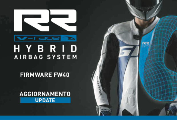 Nuovo firmware FW40 per airbag V-RACE RR HYBRID