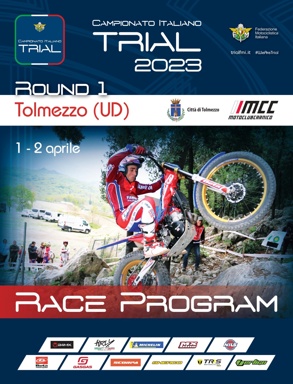 Tolmezzo apre la stagione 2023 del Campionato Italiano Trial