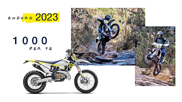 Husqvarna, 1.000 euro di vantaggi sulla gamma Enduro 2023