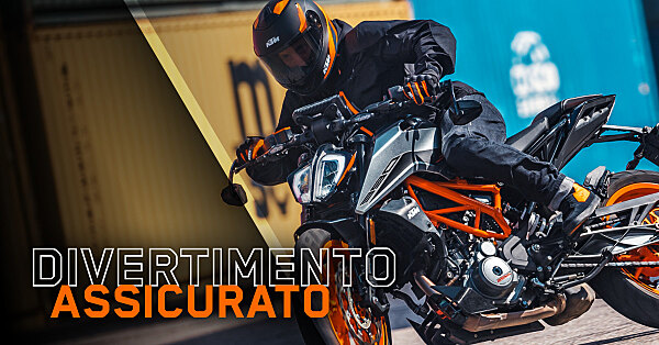 KTM, promo Divertimento Assicurato su 125 e 390