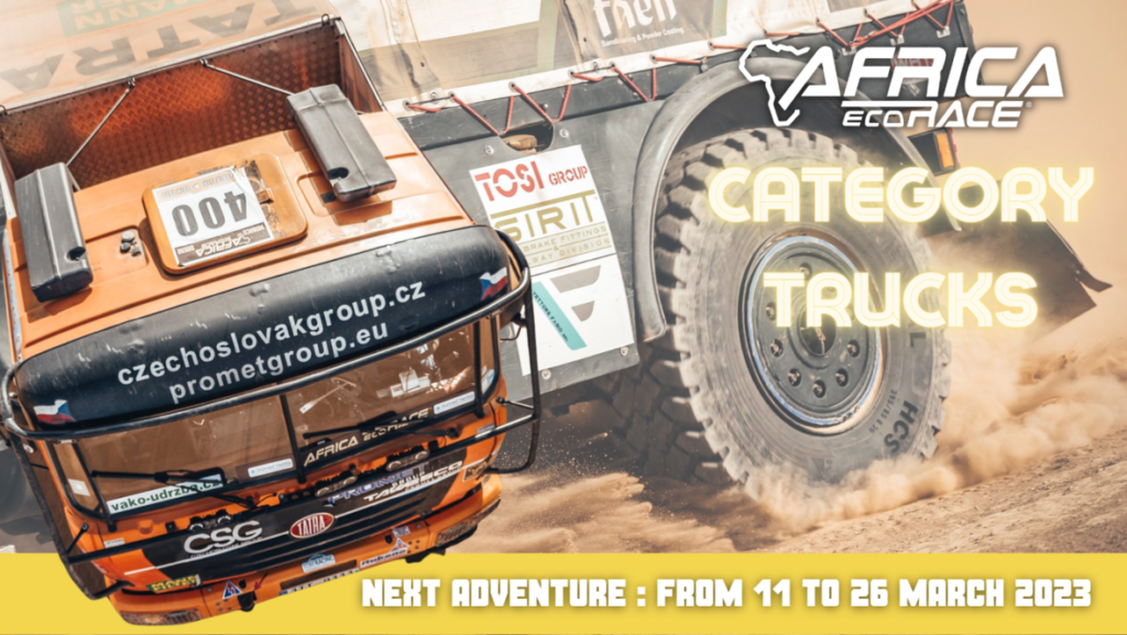 Africa Eco Race 2023, protagonisti i camion del deserto