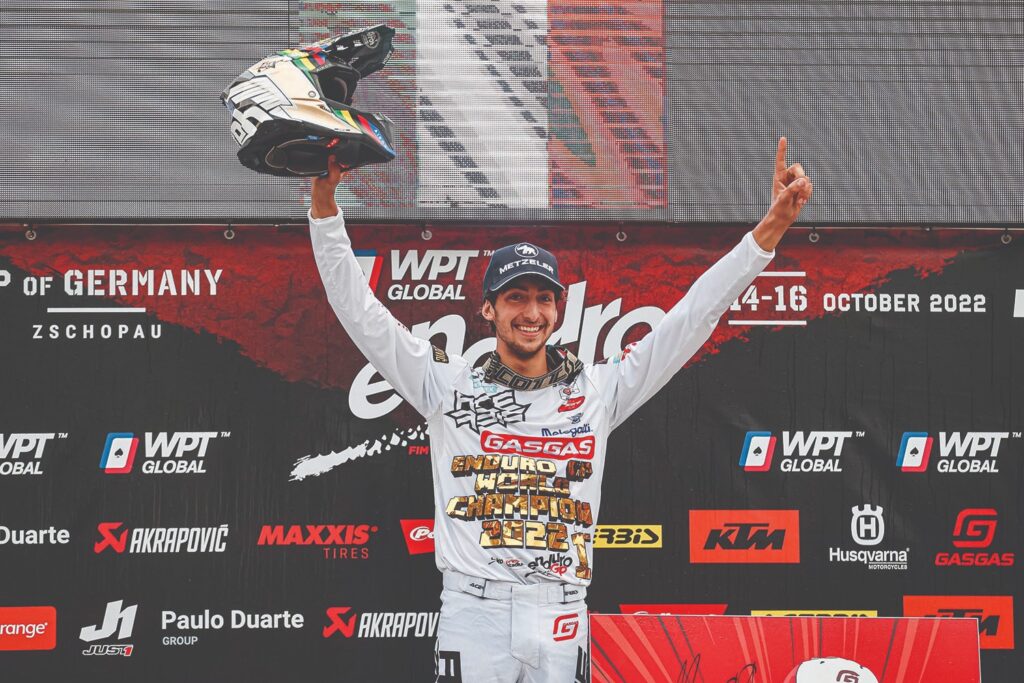 Andrea Verona è il nuovo Campione del Mondo EnduroGP 2022
