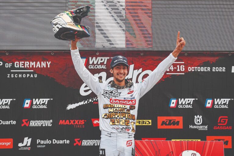 Andrea Verona è il nuovo Campione del Mondo EnduroGP 2022