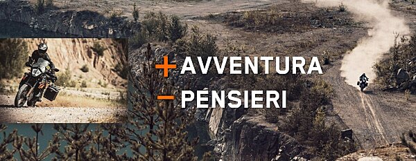 KTM 890 Adventure, promo Più avventura meno pensieri