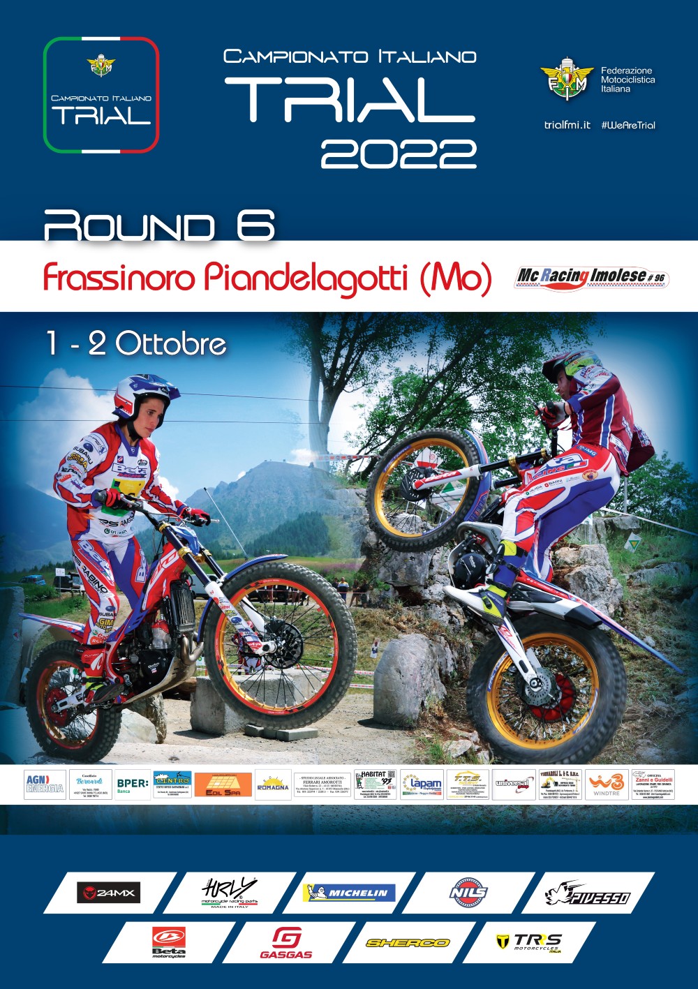 Frassinoro Piandelagotti ospita il gran finale del Tricolore Trial