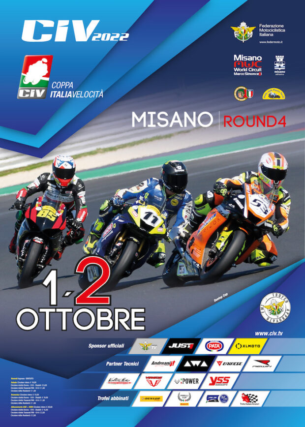 Coppa Italia Velocità, gran finale a Misano per il 2022