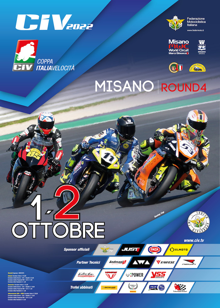 Coppa Italia Velocità, gran finale a Misano per il 2022