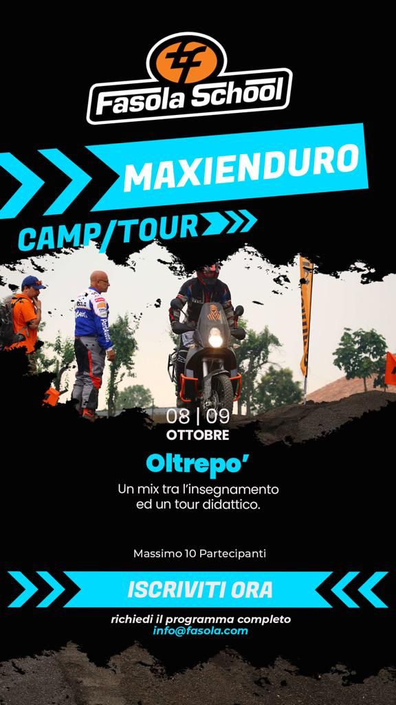 Enduro e maxienduro: i camp autunnali di Fasola School
