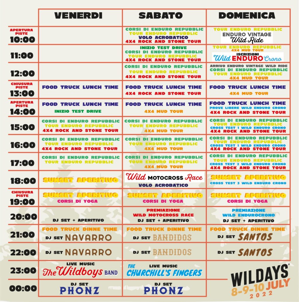 Wildays 2022: al via la sesta edizione a Salsomaggiore