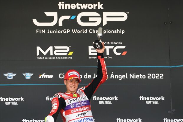 Doppietta di Boggio a Jerez, è leader in European Talent Cup