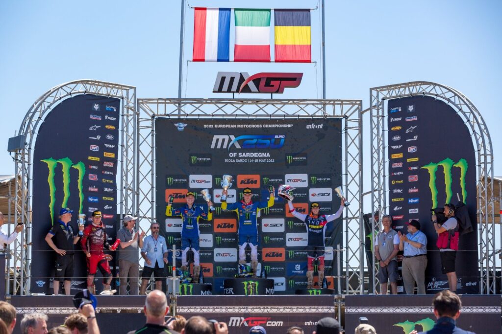 Bonacorsi domina l’EMX250 a Riola Sardo e rilancia il campionato