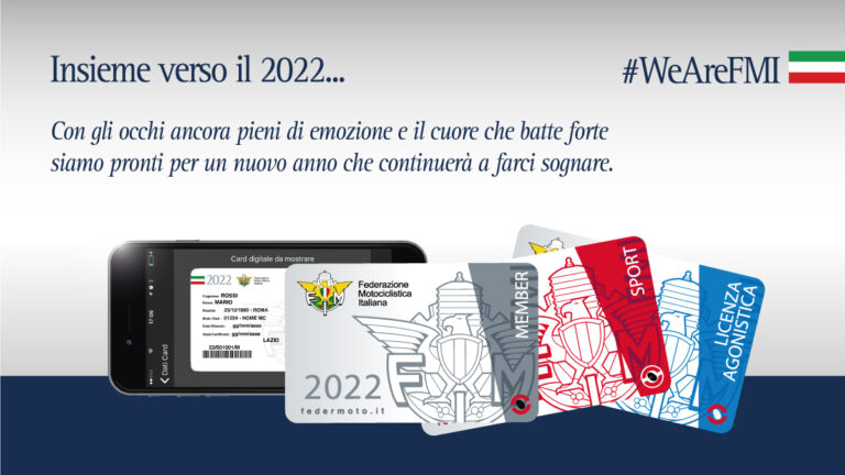 Parte la Campagna Tesseramento FMI 2022 con procedure digitali