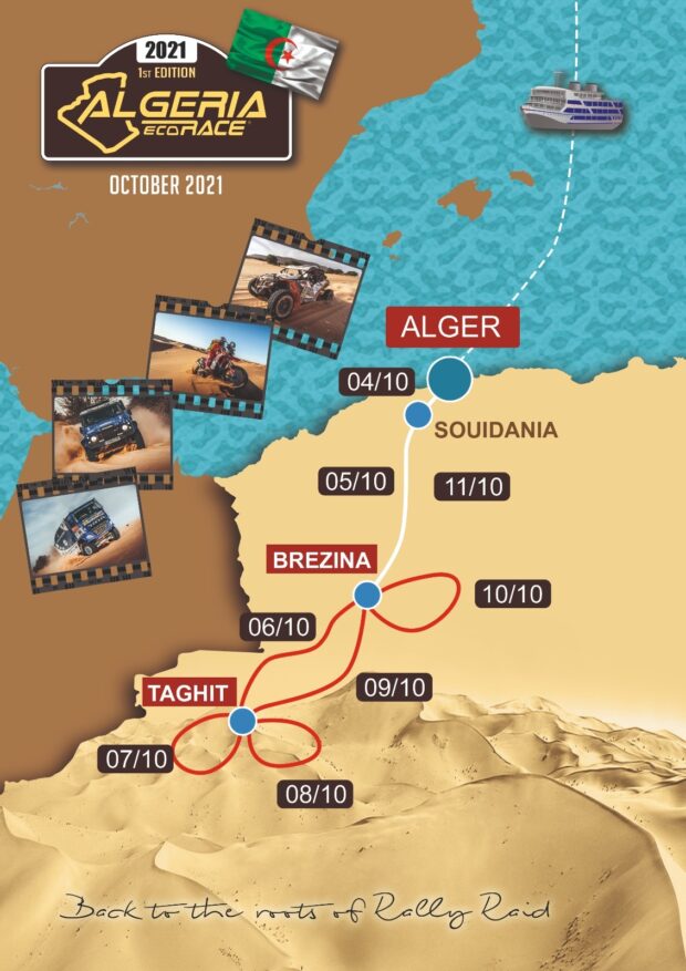 Algeria Eco Race 2021, debutta il nuovo rally-raid nel deserto nordafricano