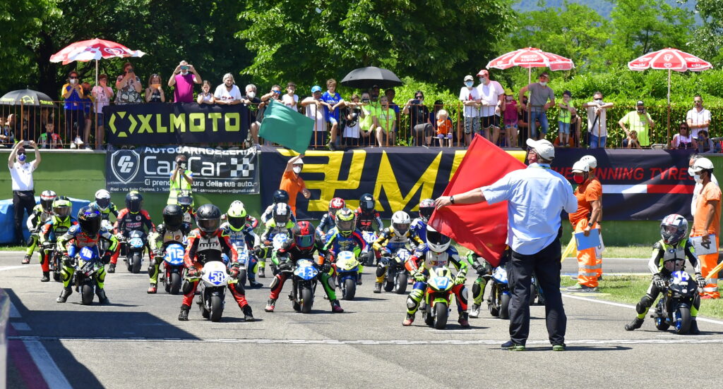 Campionato Italiano Minimoto, a Rieti brillano Bianchi, Fino e Orlandi