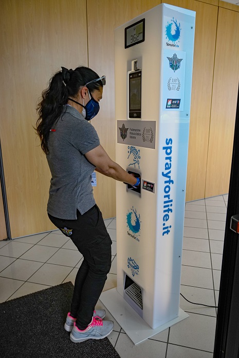 ELF CIV, sicurezza anti-Covid: in pista la partnership FMI–Spray for Life