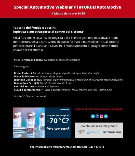 ForumAutomotive lancia lo Special Automotive Webinar online