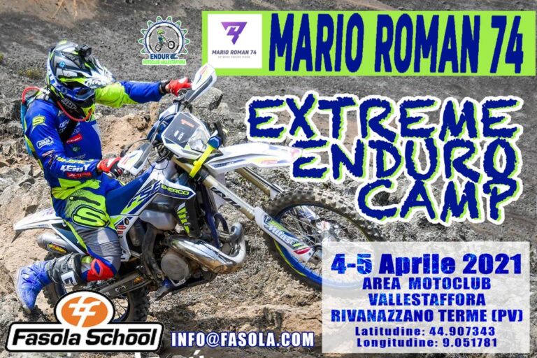 Extreme Enduro Camp con Mario Roman all’Oltrepò Pavese
