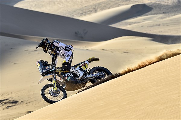 Dakar 2021, Quintanilla terzo di tappa: Husqvarna in piena corsa