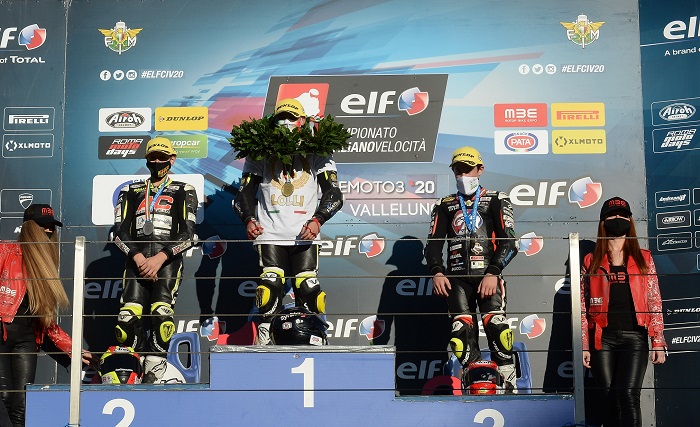 Premoto3 ELF CIV, Yamaha premia i giovani talenti italiani