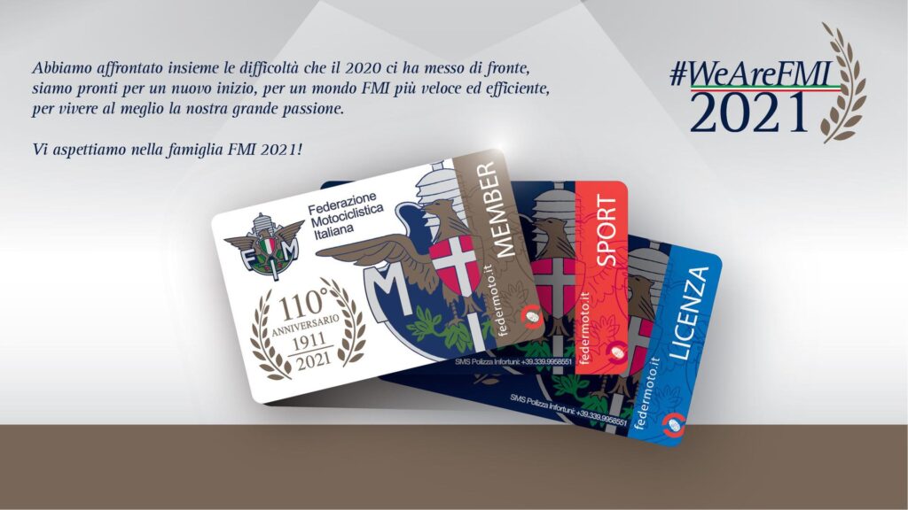 Campagna Tesseramento FMI 2021: bonus, sostegni e novità digitali