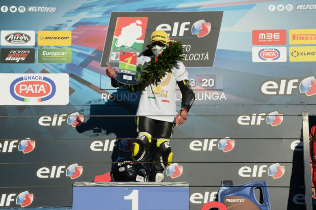 ELF CIV 2020, dominio Pata Talenti Azzurri tra Moto3 e PreMoto3