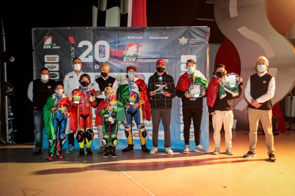 Minimoto, ad Adria assegnati tutti i titoli italiani 2020