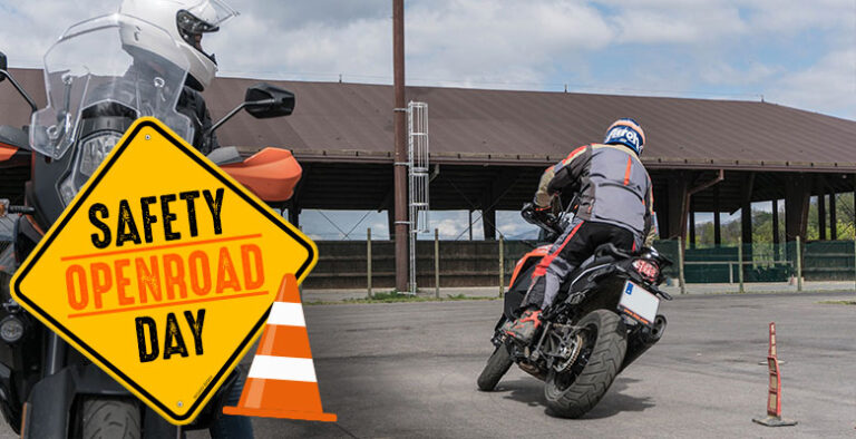 Safety OpenRoad Day: corso su strada per moto a manubrio alto